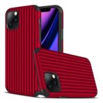 Anti-shock PC + TPU Suitcase Shell for iPhone 11 Pro 5.8 inch – Red