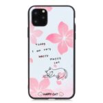 Cat Patterned Printing Hard Plastic + TPU Phone Case for iPhone 11 Pro Max 6.5-inch – Sleeping Cat