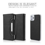 Litchi Texture Detachable Leather Wallet Cover Phone Case for iPhone 11 Pro Max 6.5 inch – Black