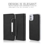Litchi Texture Detachable Leather Wallet Cover Protective Case for iPhone 11 6.1 inch – Black