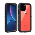 REDPEPPER Dot+ Series Transparent Back IP68 Waterproof Case Phone Covering for iPhone 11 Pro 5.8 inch – All Black