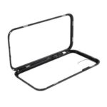 Magnetic Metal Frame + Tempered Glass Cell Covering for iPhone 11 Pro Max 6.5 inch – Black