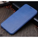 Qiancai Series PU Leather Stand Case for Apple iPhone 11 6.1 inch – Dark Blue