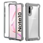 Anti-drop PC and TPU Hybrid Cell Phone Cover Shell for Samsung Galaxy Note 10/Note 10 5G – Grey