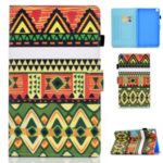 Pattern Printing Card Slots Leather Stand Cover for Samsung Galaxy Tab A 8.0 Wi-Fi (2019) SM-T290 – Triangle