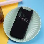 3D Mustache Cat Silicone Case for Samsung Galaxy M30/A40s – Black