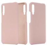 Soft Liquid Silicone Phone Back Cover Casing for Huawei Honor 9X / Honor 9X Pro – Pink