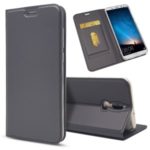 Magnetic Adsorption Leather Card Holder Case for Huawei Mate 10 Lite – Black