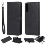 Magnetic Detachable 2-in-1 Leather Shell for Huawei nova 5 / nova 5 Pro – Black
