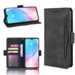 Multiple Card Slots Wallet Leather Stand Phone Casing for Xiaomi Mi 9 SE – Black