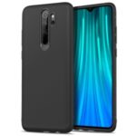 Jazz Series Twill Texture Soft TPU Back Casing for Xiaomi Redmi Note 8 Pro – Black