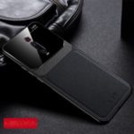 PU leather + TPU + Acrylic Back Hybrid Phone Case Cover for Xiaomi Redmi K20 / Mi 9T/ K20 Pro / Mi 9T Pro – Black