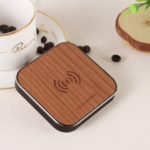 Wooden Wireless Charger Charging Dock Station 15W QI Fast Charging for Huawei Samsung iPhone – Black
