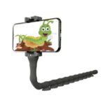 Caterpillar Phone Lazy Bracket Sucker Mobile Phone Holder Desktop Bed Lazy Stand – Black