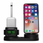 4 in 1 Charge Stand Charger Dock Desktop Mount for iPhone/Apple Watch/Airpods/Pencil – Black