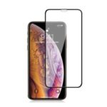 MOCOLO For iPhone 11 Pro 5.8 inch (2019)/X/XS 5.8 inch Silk Print Tempered Glass Full Glue Full Coverage Screen Film – Black