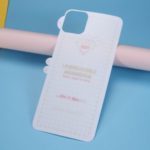 Anti-explosion Soft TPU Full Coverage Back Protector Film for iPhone 11 Pro Max 6.5 inch (2019)