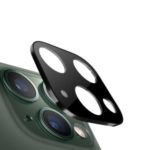 Metal + Tempered Glass Camera Lens Ring Protector Film for iPhone 11 Pro 5.8 inch (2019) – Black