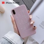 Cute Boy and Girl Patterned Soft TPU Phone Case for iPhone XS Max 6.5 inch – Pink