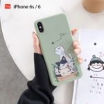Small Animals Pattern Printing TPU Case for iPhone 6 6s 6 Plus 6s Plus 7 8 7 Plus 8 Plus X XS XR XS Max – Green/For iPhone 6/6s
