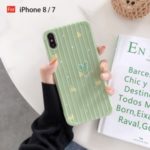 Heart Patterned TPU Case for iPhone 6 6s 6 Plus 6s Plus 7 8 7 Plus 8 Plus X XS XR XS Max – Yellow Heart/For iPhone 8/7