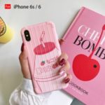Suitcase Shape Milk Bottle Pattern TPU Case for iPhone 6 6s 6 Plus 6s Plus 7 8 7 Plus 8 Plus X XS XR XS – Pink/For iPhone 6s/6
