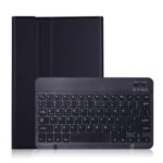Detachable Bluetooth Keyboard + PU Leather Tablet Shell for Samsung Galaxy Tab S6 T860/T865 – Black
