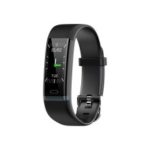 Fitness Bracelet IP68 Waterproof Blood Pressure Monitor Multi-sport Modes Pedometer Heart Rate Smart Band – Black