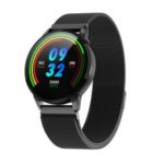 S16 Unisex Smart Bracelet Fitness Tracker IP67 Waterproof Sport Bluetooth Wristband – Black