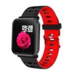 P11 1.3 inch Color Screen Smart Bracelet Fitness Tracker Heart Rate Blood Pressure Monitor – Red
