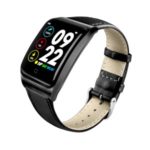E58 1.3″ TFT Color Screen IP68 Waterproof Fitness Tracker Smart Bracelet Band Heart Rate Monitoring – Black