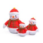 Cute Snowman Decoration Doll Christmas Supplies – Height: 31cm