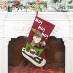 Sock Christmas Gift Christmas Tree Candy Ornament Gifts Decorations – Santa Claus