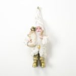Mini Cloth Santa Claus Doll Ornaments Garden Toy Table Decoration – Gold