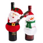 Christmas Wine Bottle Cover Santa Snowman Deer Xmas Party Home Decor Random Color