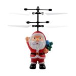 Electric Infrared Sensor Santa Claus Flying Ball Christmas LED Xmas Gift Toy