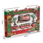 Children Small Electric Train Track Toy Kids Light Music Toys Boys Rail Building