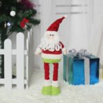 Christmas Telescopic Doll Toy Standing Doll Festival Home Decoration – Santa Claus