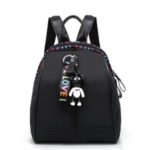 Fashionable Women’s Backpack Shoulders Bag Bookbag Travel Backpack – Black