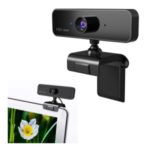 HXSJ S2 Web Camera HD 1080P Webcam Built-in Microphone CMOS Video Call 2MP Web Camera for PC Laptop – Black