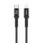WIWU WP101 Type-C to Lightning 8 Pin Data Sync Cable MFI Certified PD Fast Charging Cable – Black