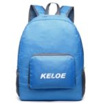 KELOE B08 Outdoor Foldable Backpack Large Capacity Travel Hiking Backpack Rucksack for Men and Women – Blue