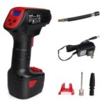 Digital LCD Air Compressor Inflator Pump Rechargeable Cordless Car Pump Bike Cordless Tire Inflator – US Plug