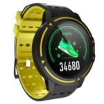 1.3inch Full Touch Display V5 Smart Bracelet Outdoor Sports Fitness Tracker Blood Pressure Monitor Smart Band – Yellow