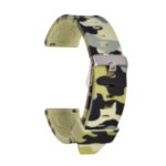 Camouflage Pattern Silicone Watch Strap Replacement for Samsung Galaxy Watch 46mm – Yellow