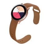 Bi-color Genuine Leather Watch Strap Replacement for Apple Watch Series 1/2/3 38mm / Apple Watch Series 4/5 40mm – Brown