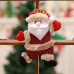 Christmas Figurine Dancing Old Man Snowman Deer Bear Cloth Doll Small Hanging Pendant Gift Christmas Tree Accessories – Old Man