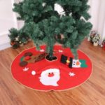 Christmas Tree Skirt Santa Claus Reindeer Home Party Decoration 100cm