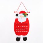 Christmas Tree Hanging Advent Calendar Christmas Santa Claus Snowman Elk Calendar Xmas Ornaments Home Office Decoration – Santa Claus