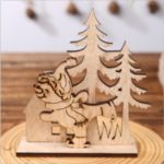 Wood Christmas Ornament Table Decoration DIY Craft – Snowman